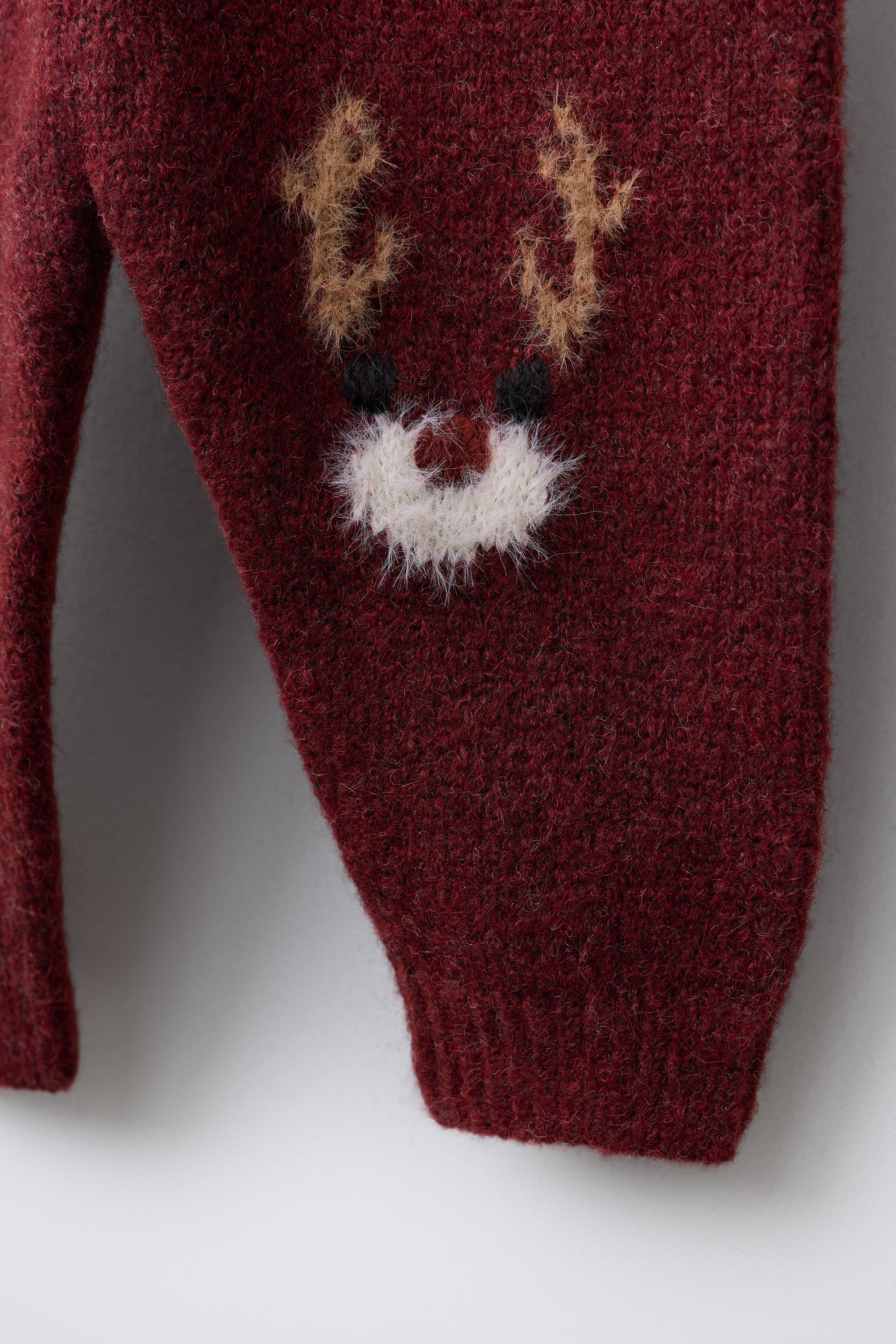 REINDEER KNIT JOGGING PANTS